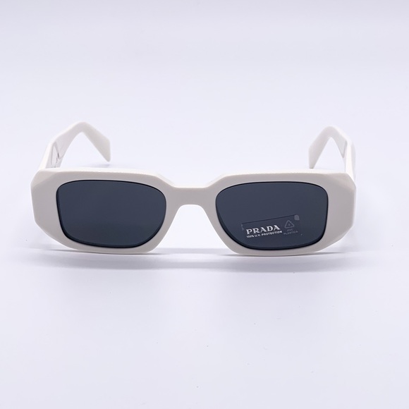 NEW PRADA PR17WS 1425S0 WOMEN’S SUNGLASSES PRADA SPR 17W WHITE PR 17WS - Picture 3 of 14